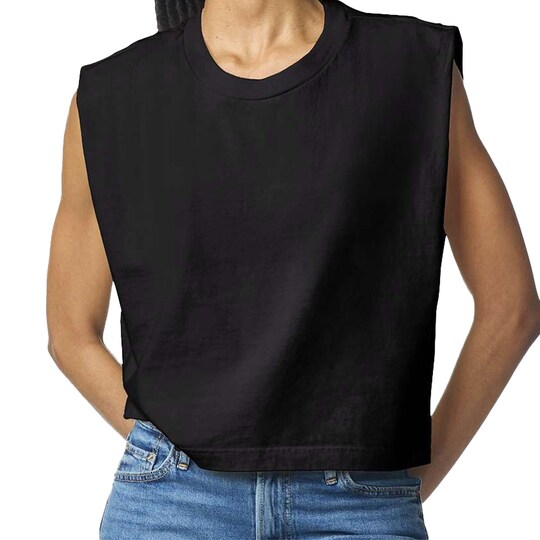 American Apparel Women's Garment-Dyed Heavyweight Muscle Tank Top, Sleeveless Tank